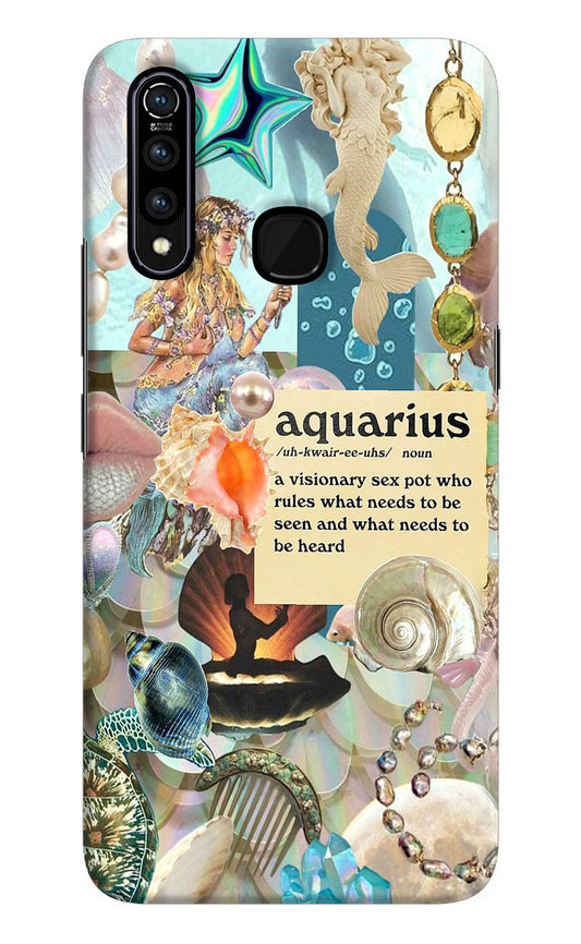 Aquarius Zodiac Vivo Z1 Pro Hard Case Back Cover by Casekaro