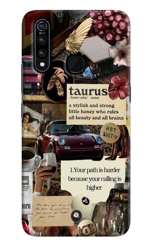Taurus Zodiac Vivo Z1 Pro Hard Case Back Cover by Casekaro