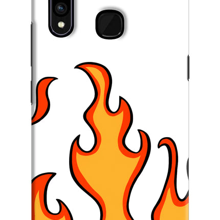 Fired Up – White Vivo Z1 Pro Hard Case Back Cover by Casekaro