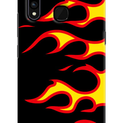 Side Sweep Flames Vivo Z1 Pro Hard Case Back Cover by Casekaro
