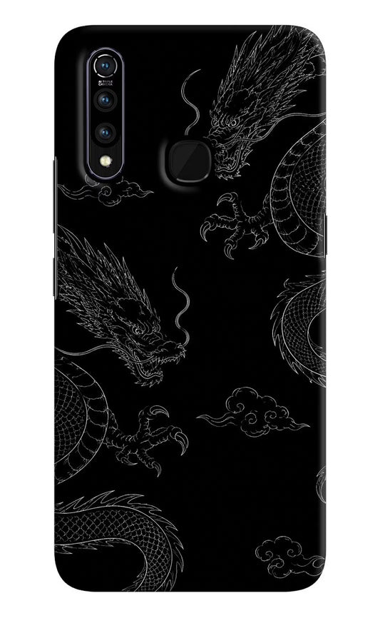 Twin Dragons Vivo Z1 Pro Hard Case Back Cover by Casekaro