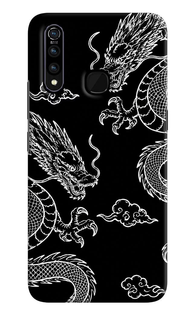 Twin Dragons Vivo Z1 Pro Hard Case Back Cover by Casekaro