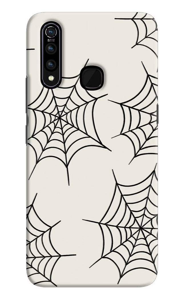 Spider Web Vivo Z1 Pro Hard Case Back Cover by Casekaro