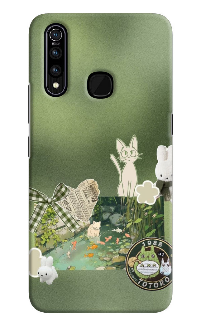 Aesthetic anime Vivo Z1 Pro Hard Case Back Cover by Casekaro