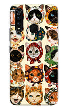 Cool Cat Vivo Z1 Pro Hard Case Back Cover by Casekaro