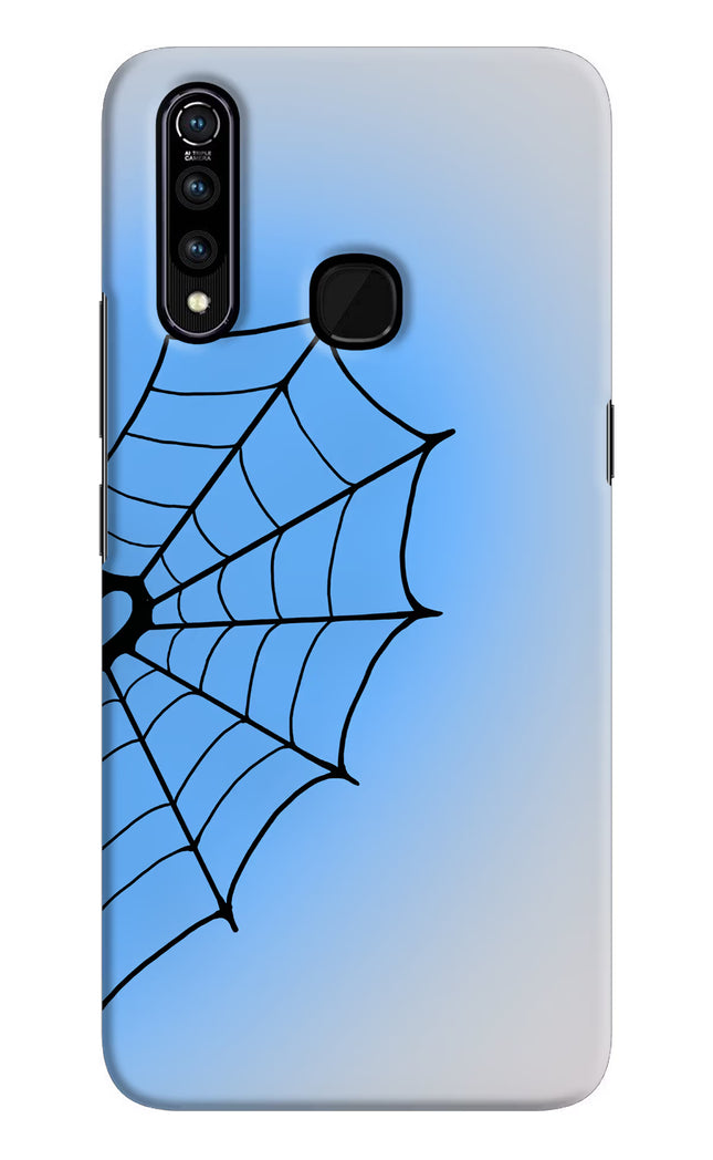 Blue Web Vivo Z1 Pro Hard Case Back Cover by Casekaro