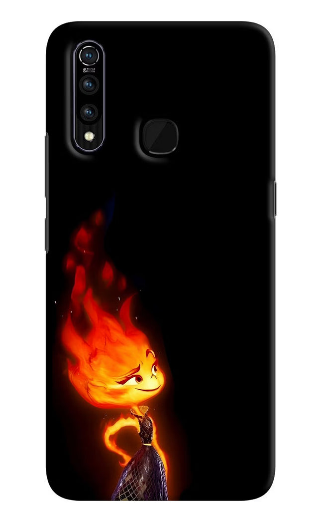 Ember Flame Vivo Z1 Pro Hard Case Back Cover by Casekaro