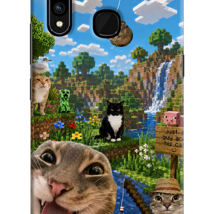 Minecraft Cat Chaos Vivo Z1 Pro Hard Case Back Cover by Casekaro