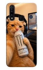 Gamer Cat Energy Vivo Z1 Pro Hard Case Back Cover by Casekaro