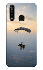Skydiving Cow Vivo Z1 Pro Hard Case Back Cover by Casekaro