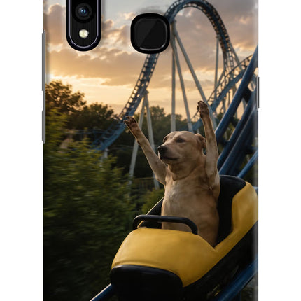 Rollercoaster Dog Vivo Z1 Pro Hard Case Back Cover by Casekaro