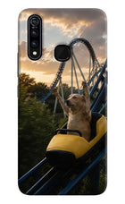 Rollercoaster Dog Vivo Z1 Pro Hard Case Back Cover by Casekaro
