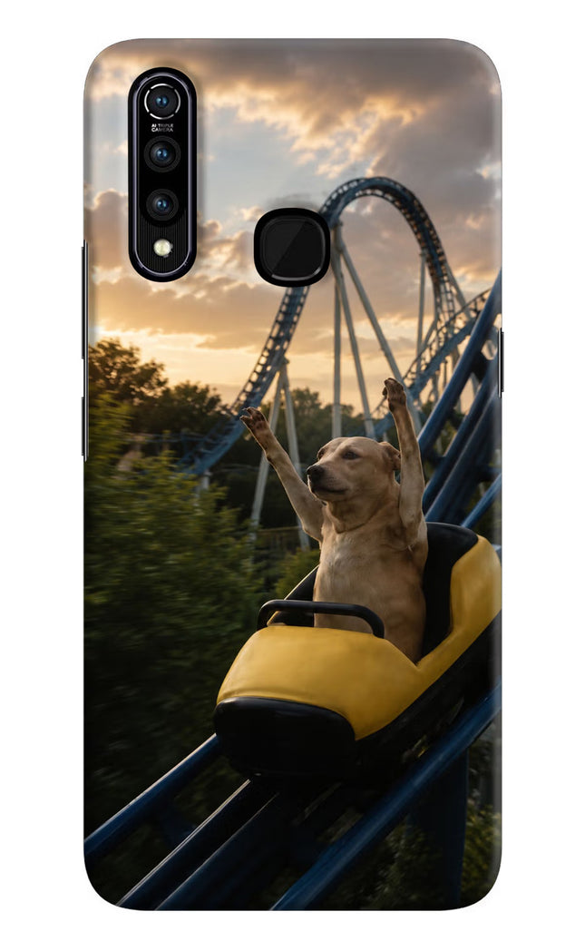 Rollercoaster Dog Vivo Z1 Pro Hard Case Back Cover by Casekaro
