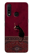 Midnight Cat Vivo Z1 Pro Hard Case Back Cover by Casekaro