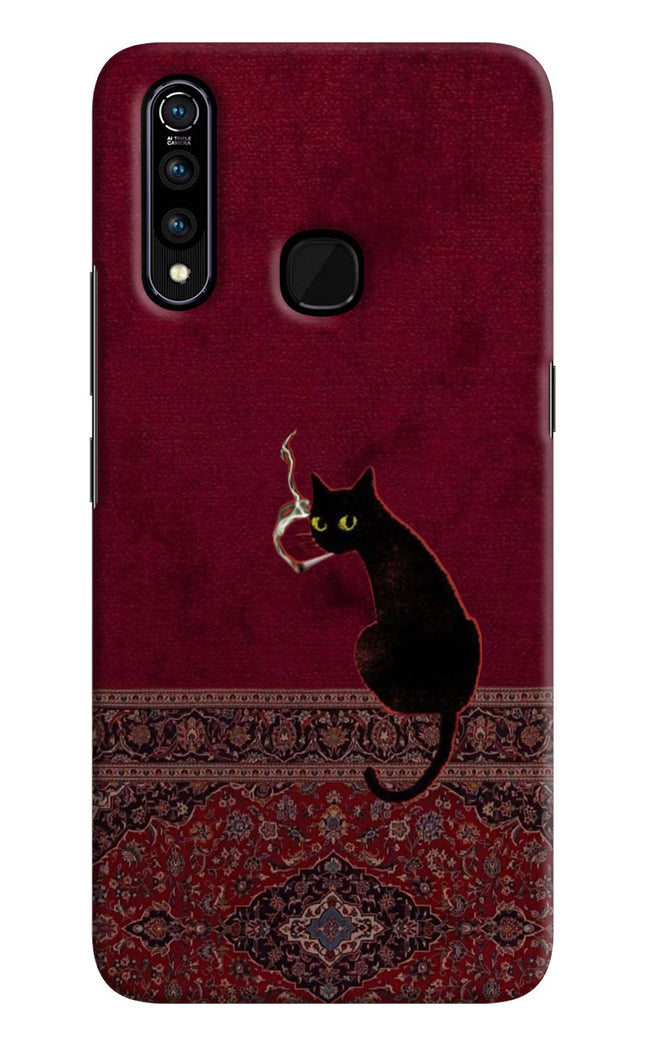 Midnight Cat Vivo Z1 Pro Hard Case Back Cover by Casekaro