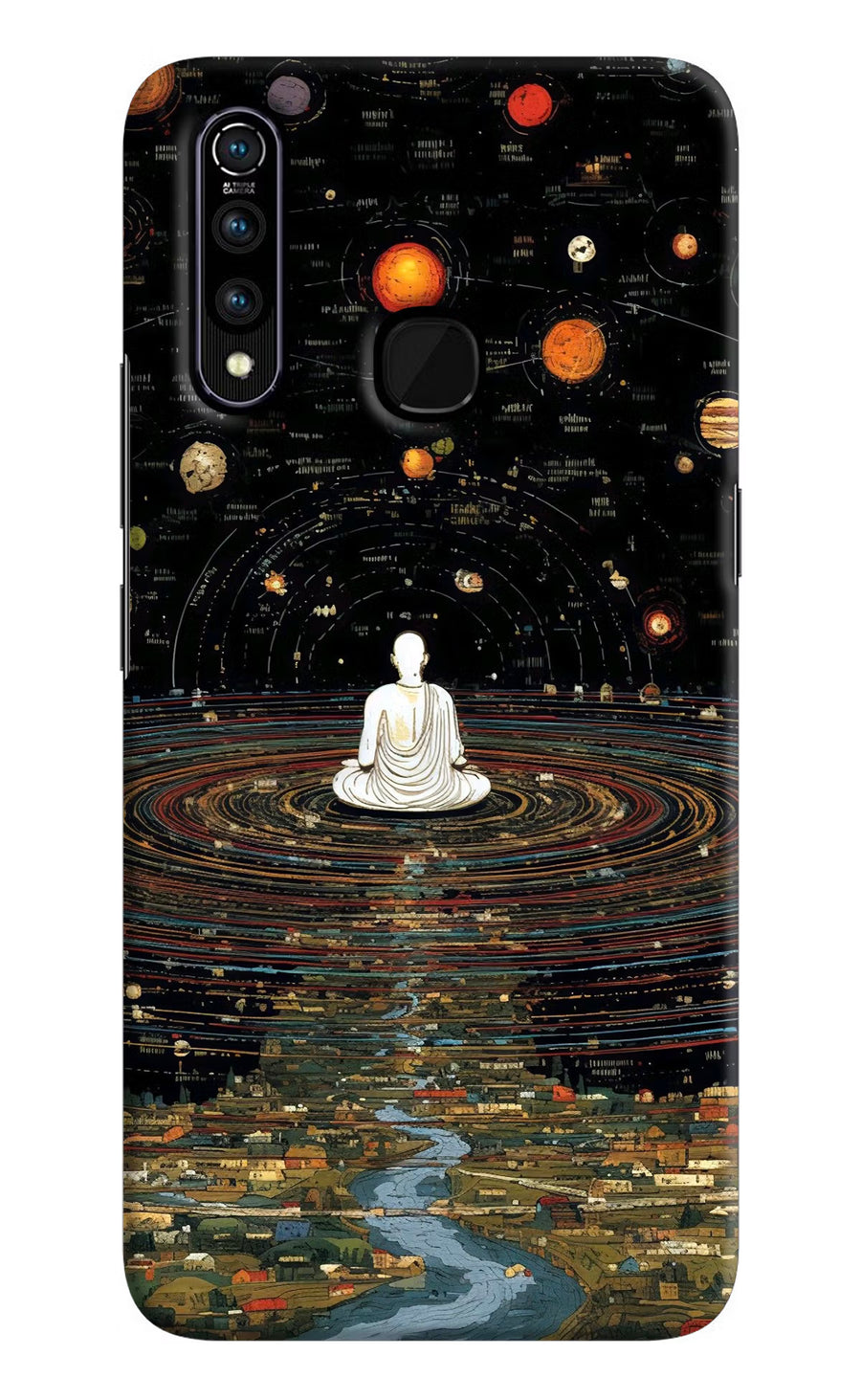 Space Monk Vivo Z1 Pro Back Cover, Hard case