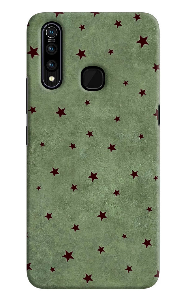 Green Stars Vivo Z1 Pro Hard Case Back Cover by Casekaro