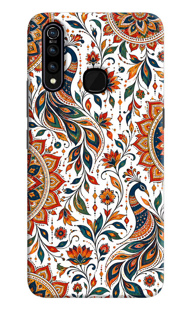 White Mayura Vivo Z1 Pro Hard Case Back Cover by Casekaro