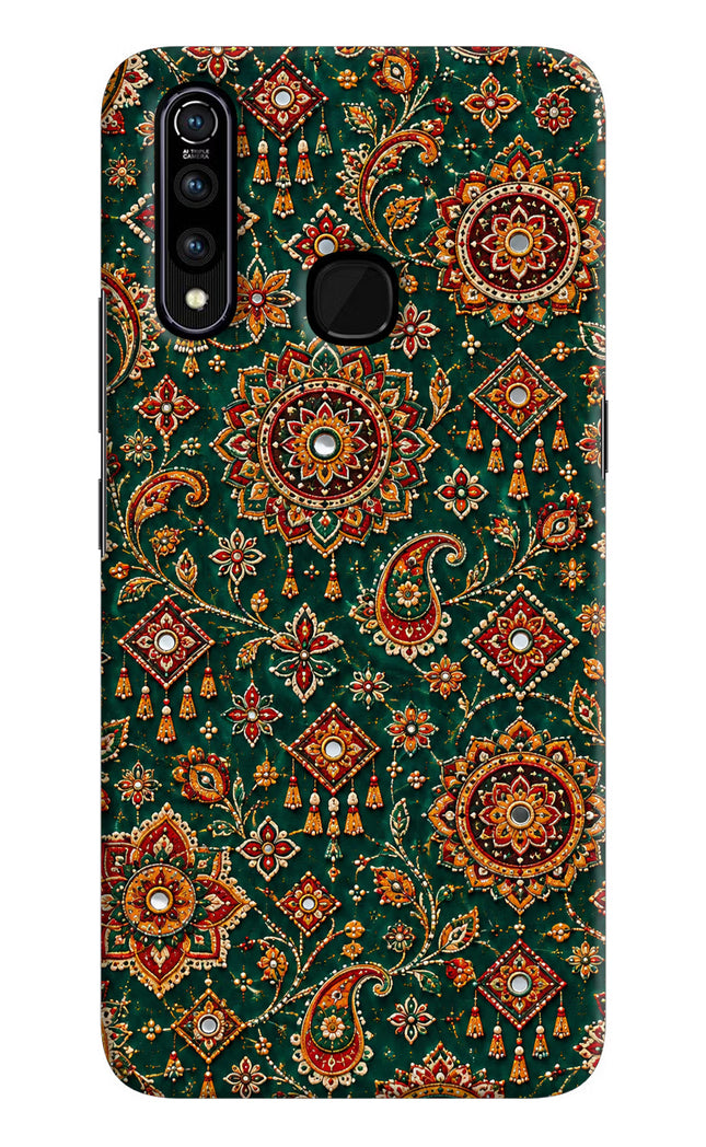 Green Pataka Vivo Z1 Pro Hard Case Back Cover by Casekaro