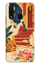 Diwali Rangoli Vivo Z1 Pro Hard Case Back Cover by Casekaro