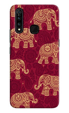 Maroon Elephant Vivo Z1 Pro Hard Case Back Cover by Casekaro