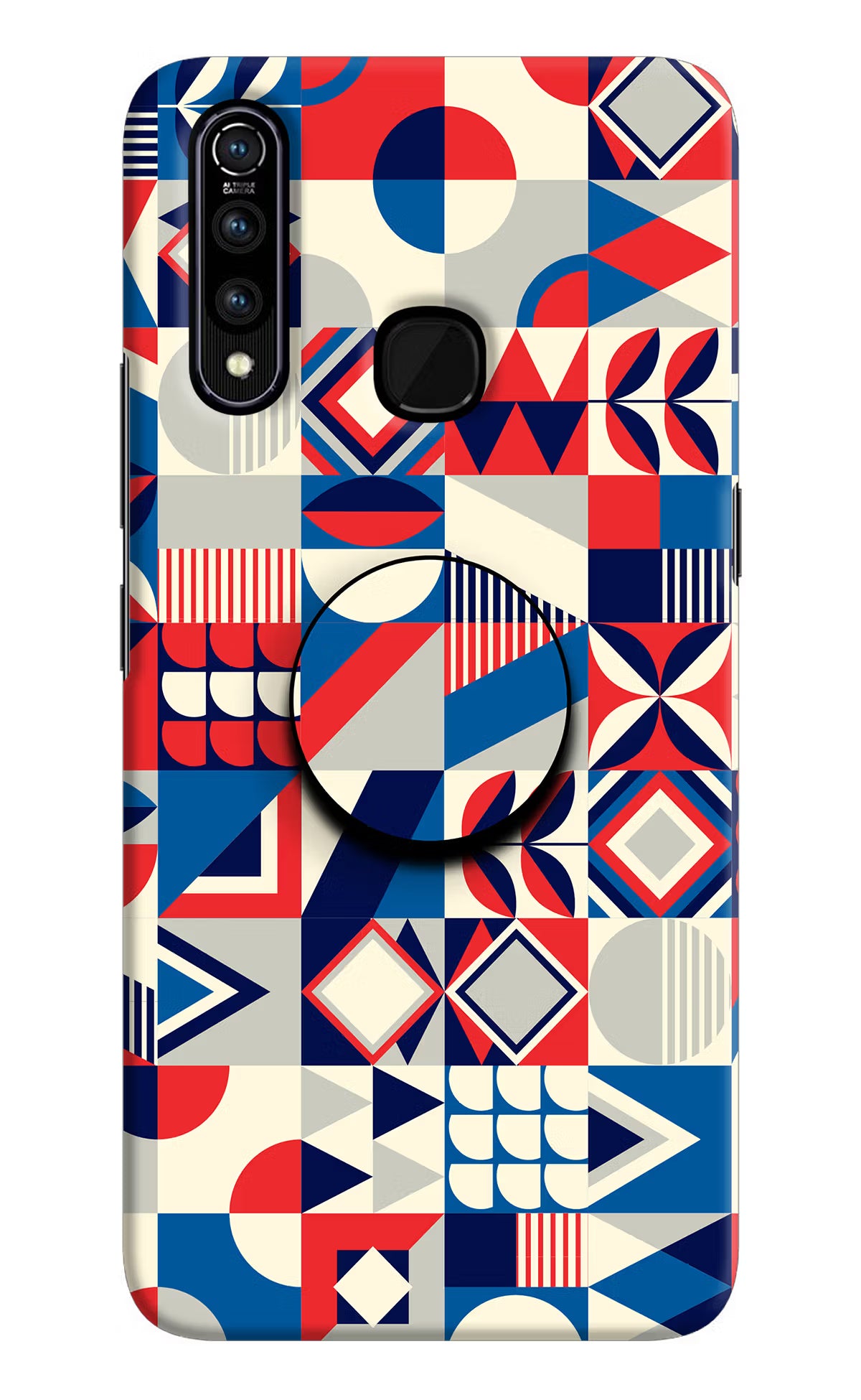Colorful Pattern Vivo Z1 Pro Pop Case by Casekaro