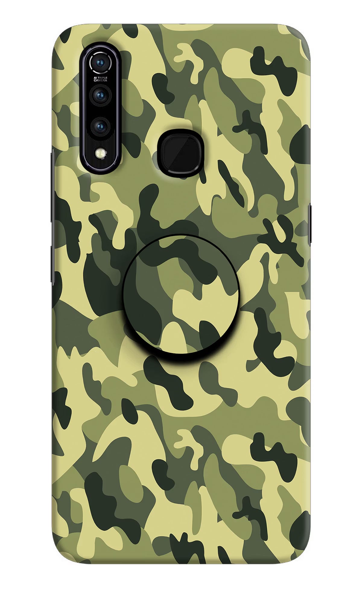 Camouflage Vivo Z1 Pro Pop Case by Casekaro