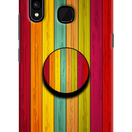Multicolor Wooden Vivo Z1 Pro Pop Case by Casekaro