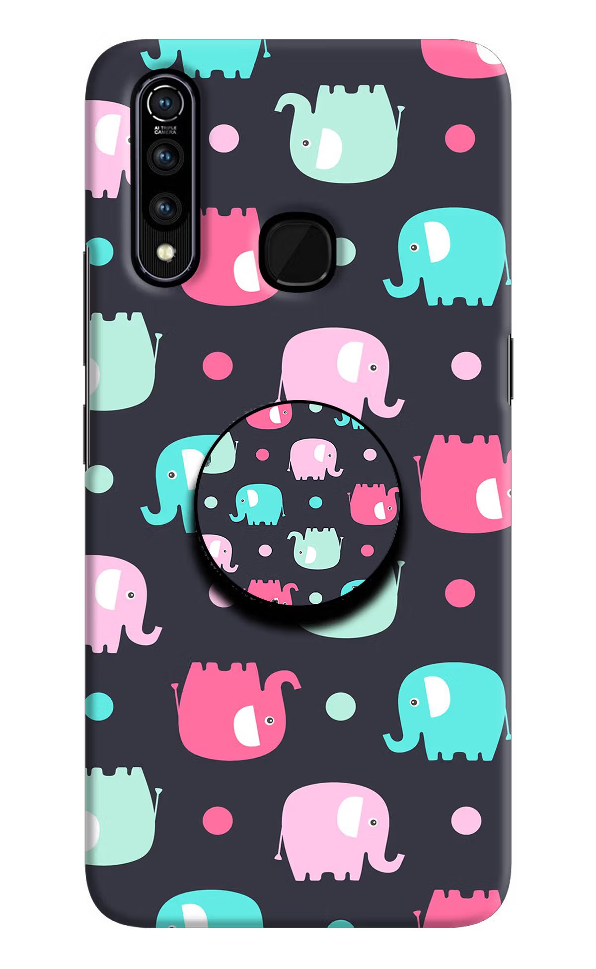 Baby Elephants Vivo Z1 Pro Pop Case by Casekaro