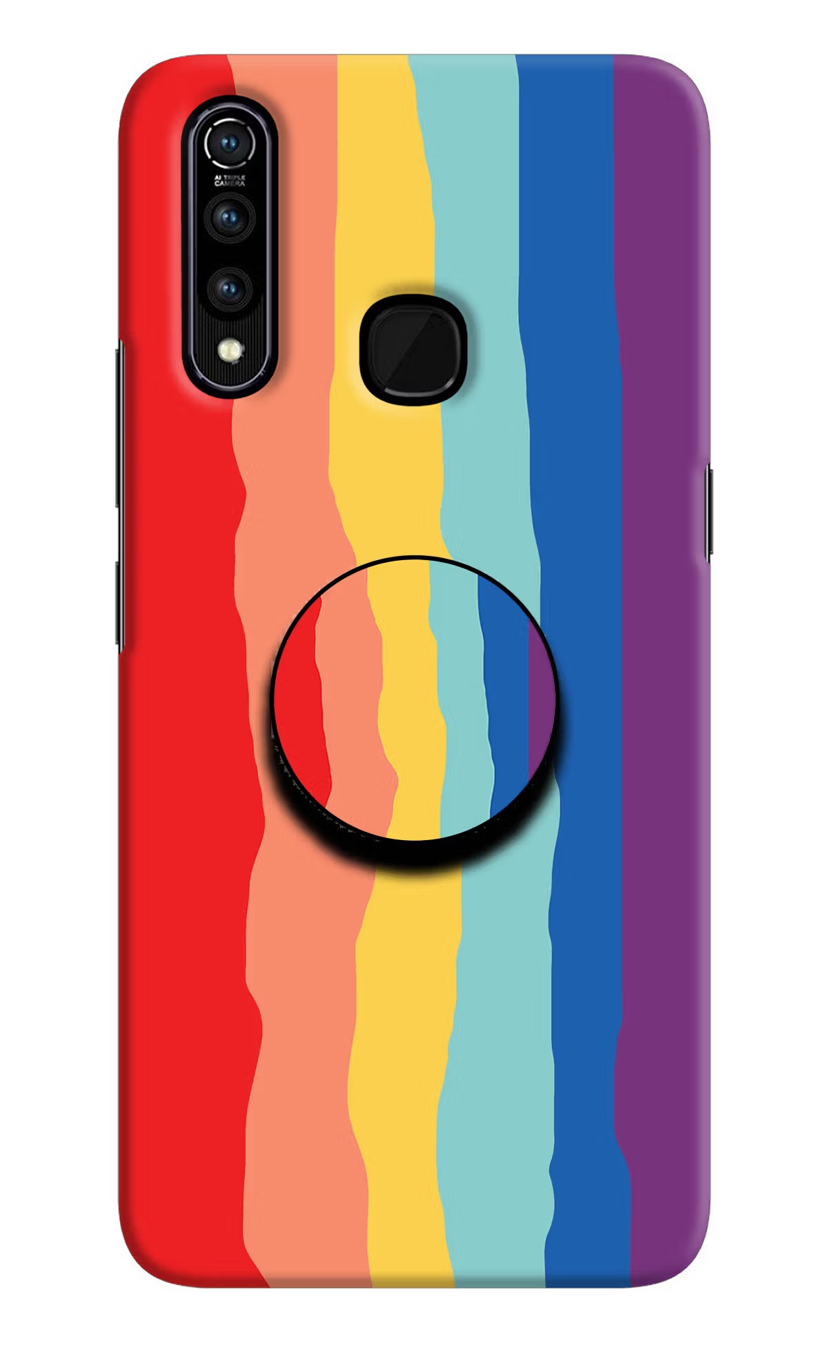 Rainbow Vivo Z1 Pro Pop Case by Casekaro