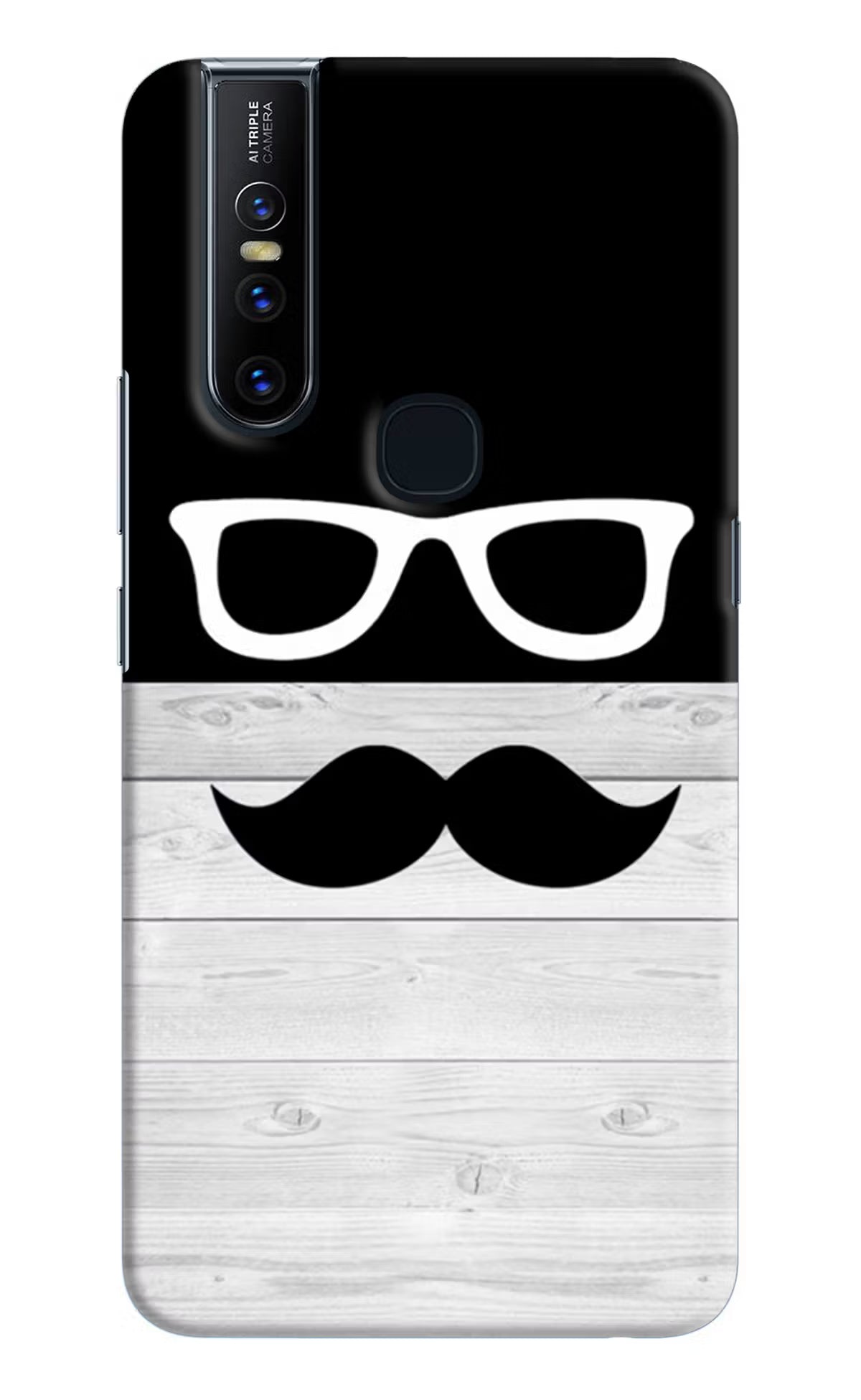 Mustache Vivo V15 Hard Case Back Cover by Casekaro