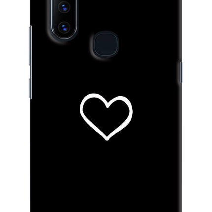 Heart Vivo V15 Hard Case Back Cover by Casekaro