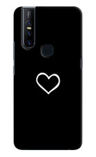 Heart Vivo V15 Hard Case Back Cover by Casekaro
