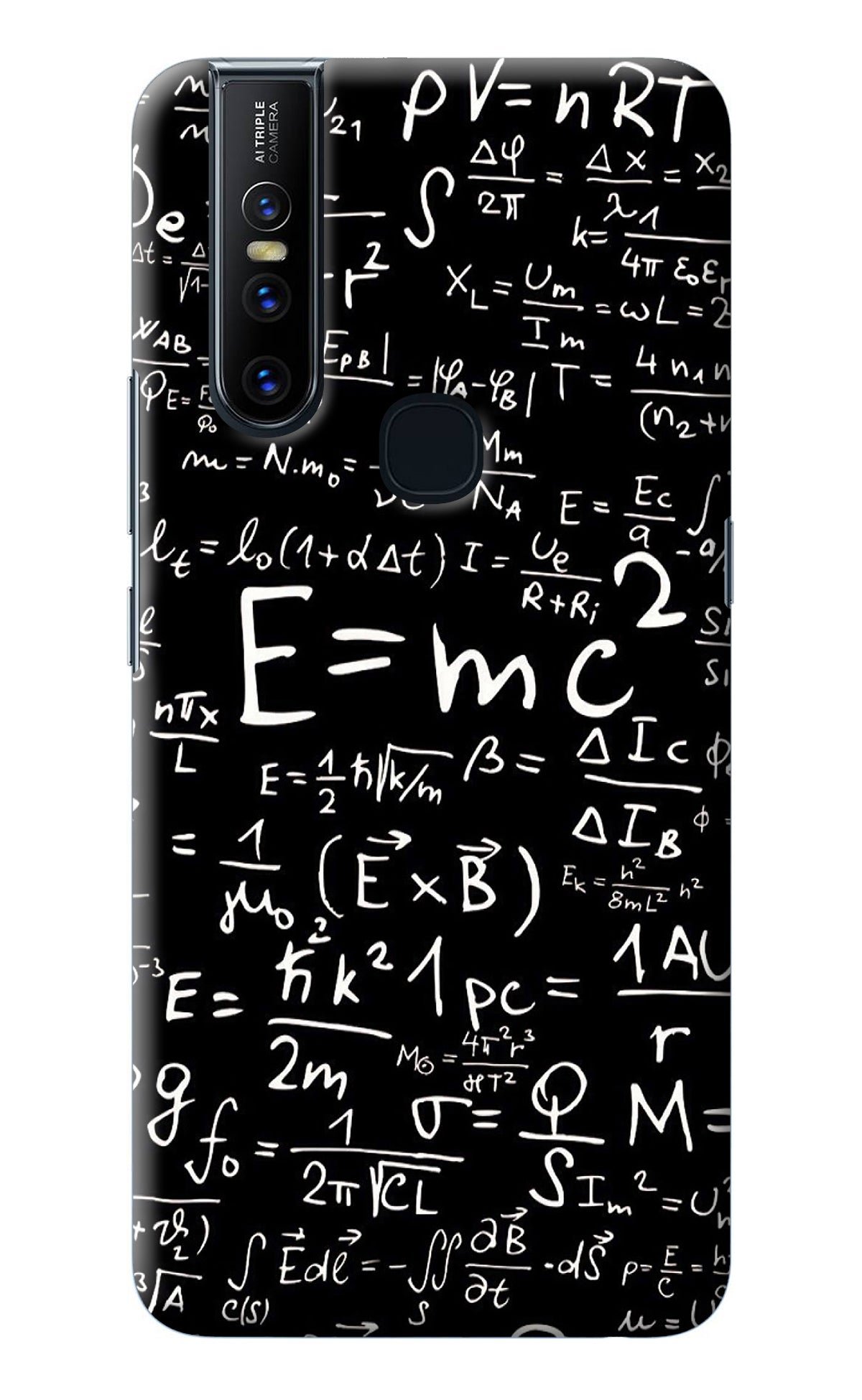 Physics Albert Einstein Formula Vivo V15 Back Cover