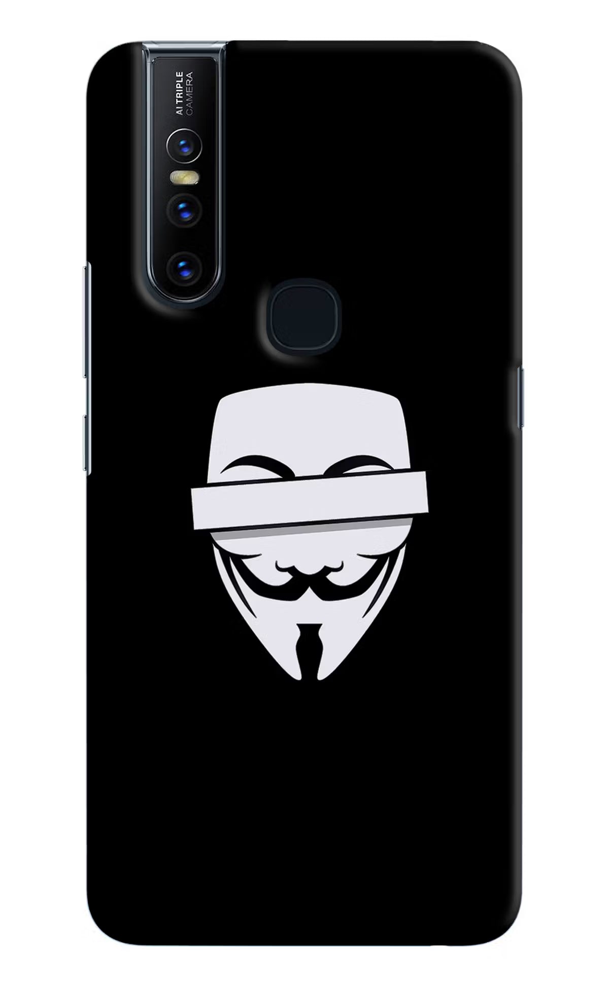 Anonymous Face Vivo V15 Hard Case Back Cover by Casekaro