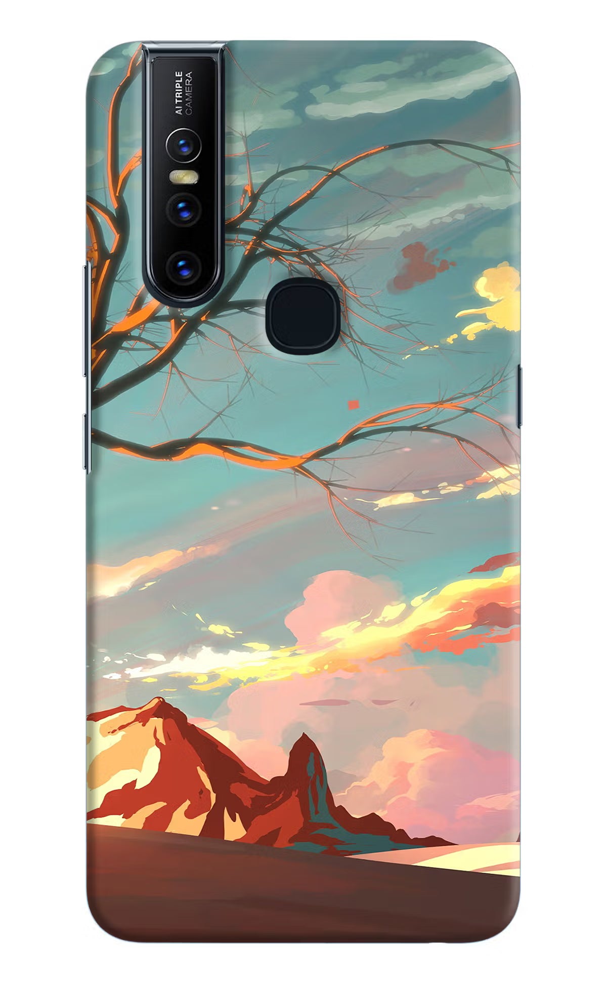 Scenery Vivo V15 Hard Case Back Cover by Casekaro