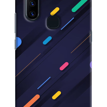 Abstract Design Vivo V15 Hard Case Back Cover by Casekaro