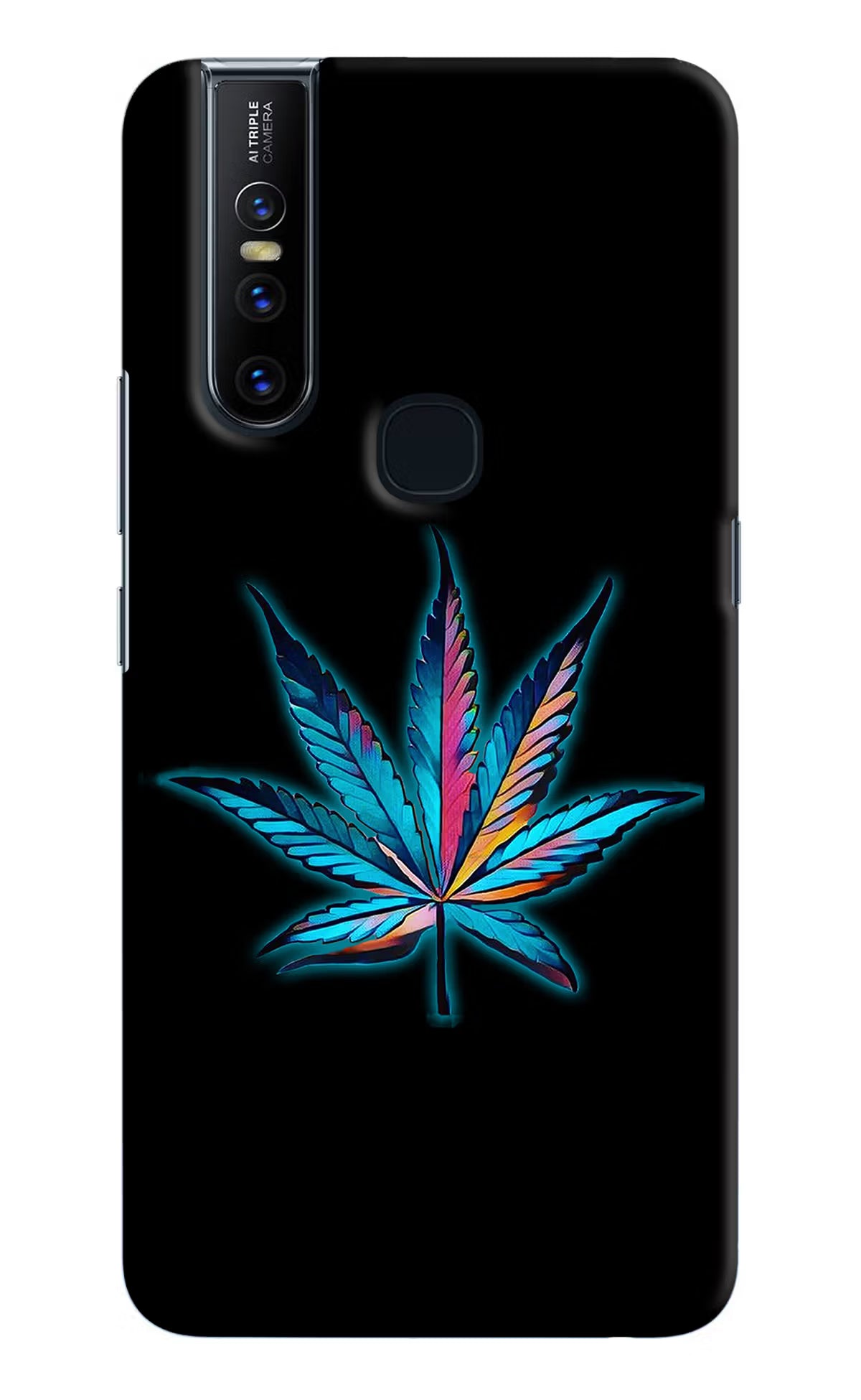 Weed Vivo V15 Hard Case Back Cover by Casekaro
