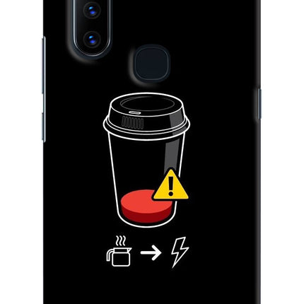 Coffee Vivo V15 Hard Case Back Cover by Casekaro