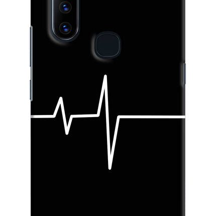 Heart Beats Vivo V15 Hard Case Back Cover by Casekaro
