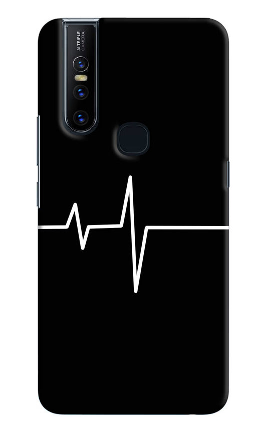 Heart Beats Vivo V15 Hard Case Back Cover by Casekaro