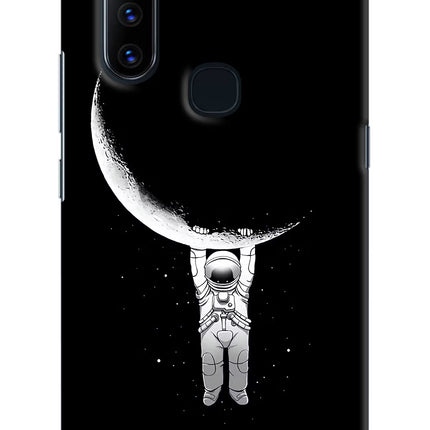 Moon Space Vivo V15 Hard Case Back Cover by Casekaro