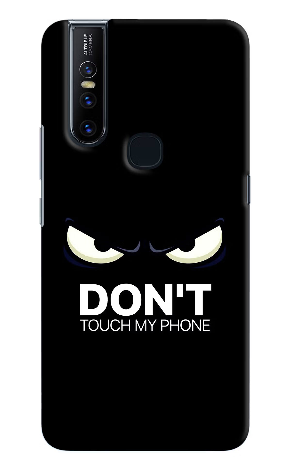 Don'T Touch My Phone Vivo V15 Hard Case Back Cover by Casekaro
