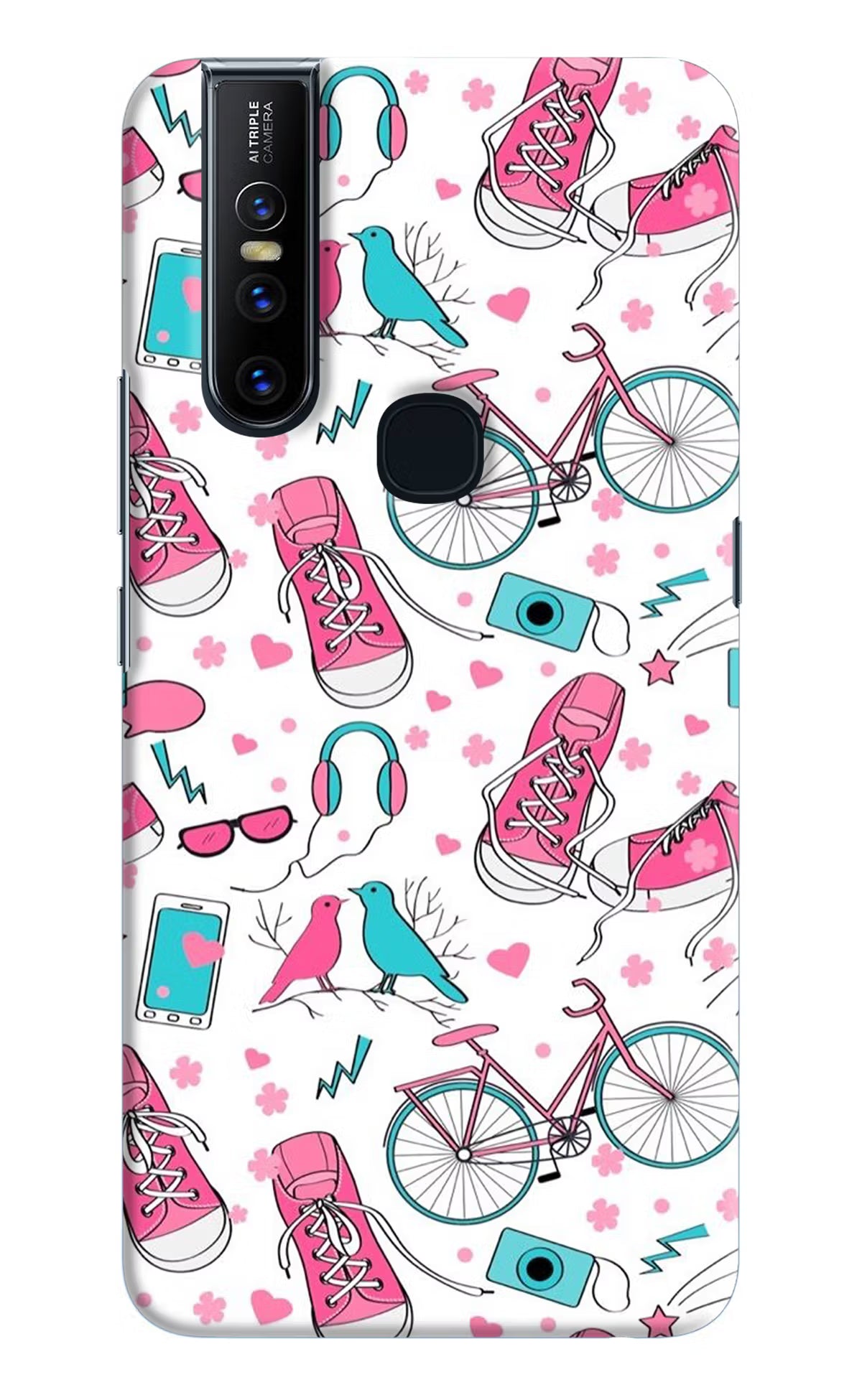 Artwork Vivo V15 Hard Case Back Cover by Casekaro