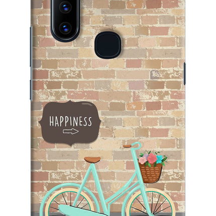 Happiness Artwork Vivo V15 Hard Case Back Cover by Casekaro