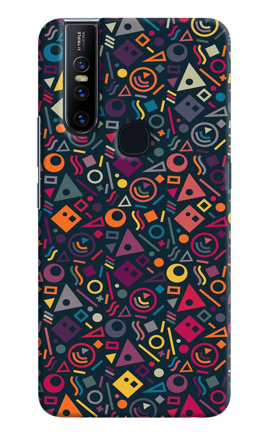 Geometric Abstract Vivo V15 Hard Case Back Cover by Casekaro