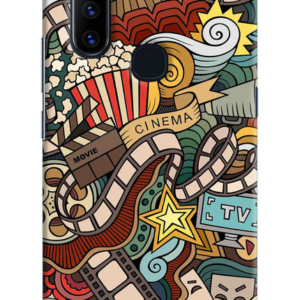 Cinema Abstract Vivo V15 Hard Case Back Cover by Casekaro