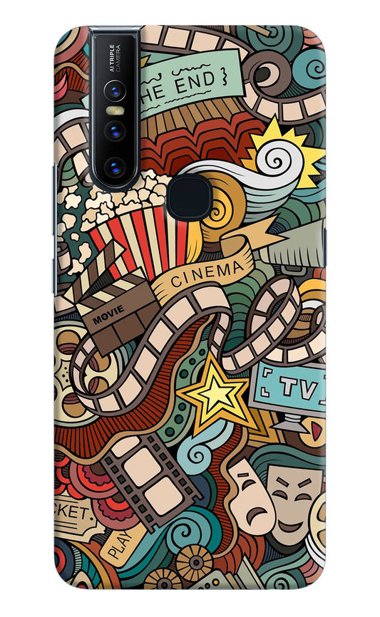 Cinema Abstract Vivo V15 Hard Case Back Cover by Casekaro