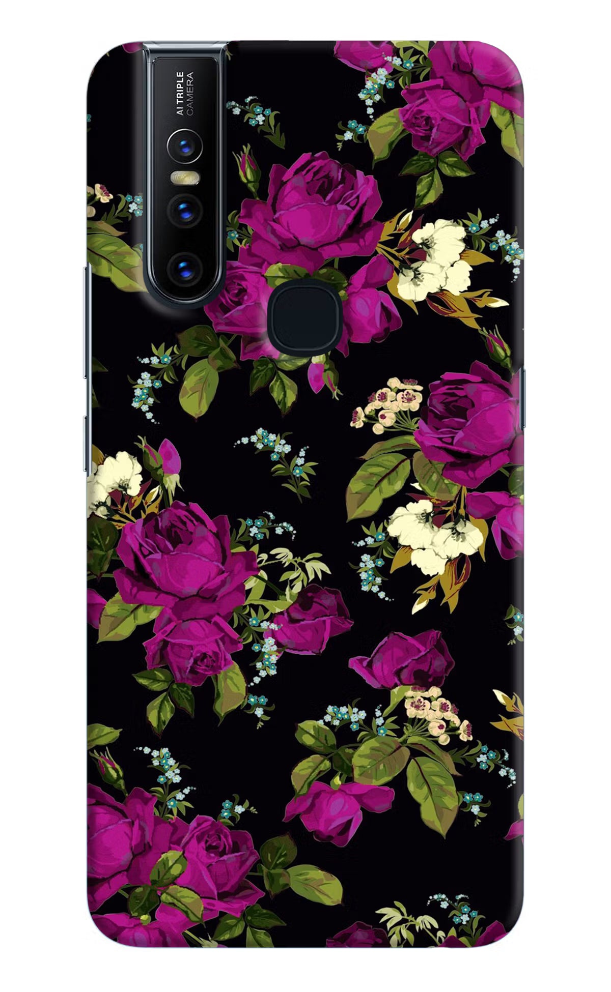 Flowers Vivo V15 Hard Case Back Cover by Casekaro