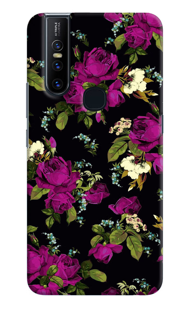 Flowers Vivo V15 Hard Case Back Cover by Casekaro